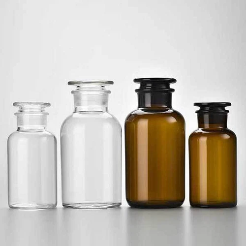 Wholesale 30ml - 1000ml Amber Transparent Reagent Bottle with Wide Opening
