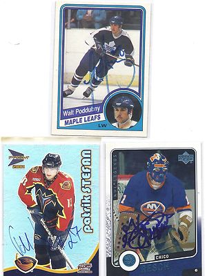 2000 Prism #3 Patrik Stefan Atlanta Thrashers Autographed Hockey Card Rookie
