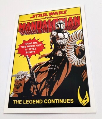 STAR WARS THE MANDALORIAN COMIC BOOK ARTWORK CARD CC-2