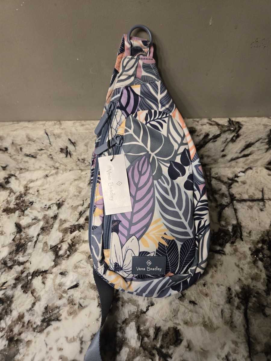 New Vera Bradley Lighten Up Essential Sling Backpack Scattered