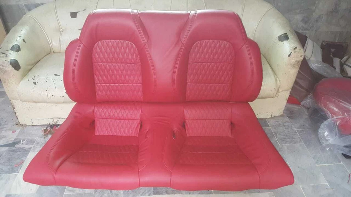 Fits For Ford Mustang 2015 2018 Leather Replacement Rear Seat
