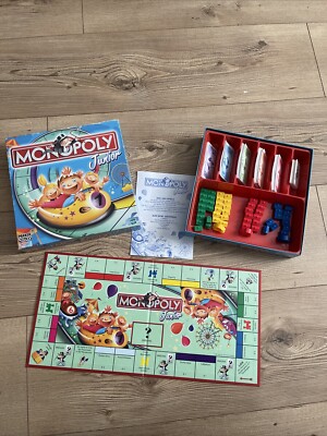 SPIEL: Monopoly Junior Hasbro Parker Familienspiel Kinderspiel - komplett