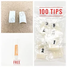 MultiColor Selection - 100PCS Acrylic Nail Tips