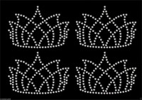 Clear 4x Princess Wave Crown Iron On Rhinestone Transfer Crystal T-shirt Appl... on sale Clear 4x Princess Wave Crown Iron On Rhinestone Transfer Crystal T-shirt Appl... on sale