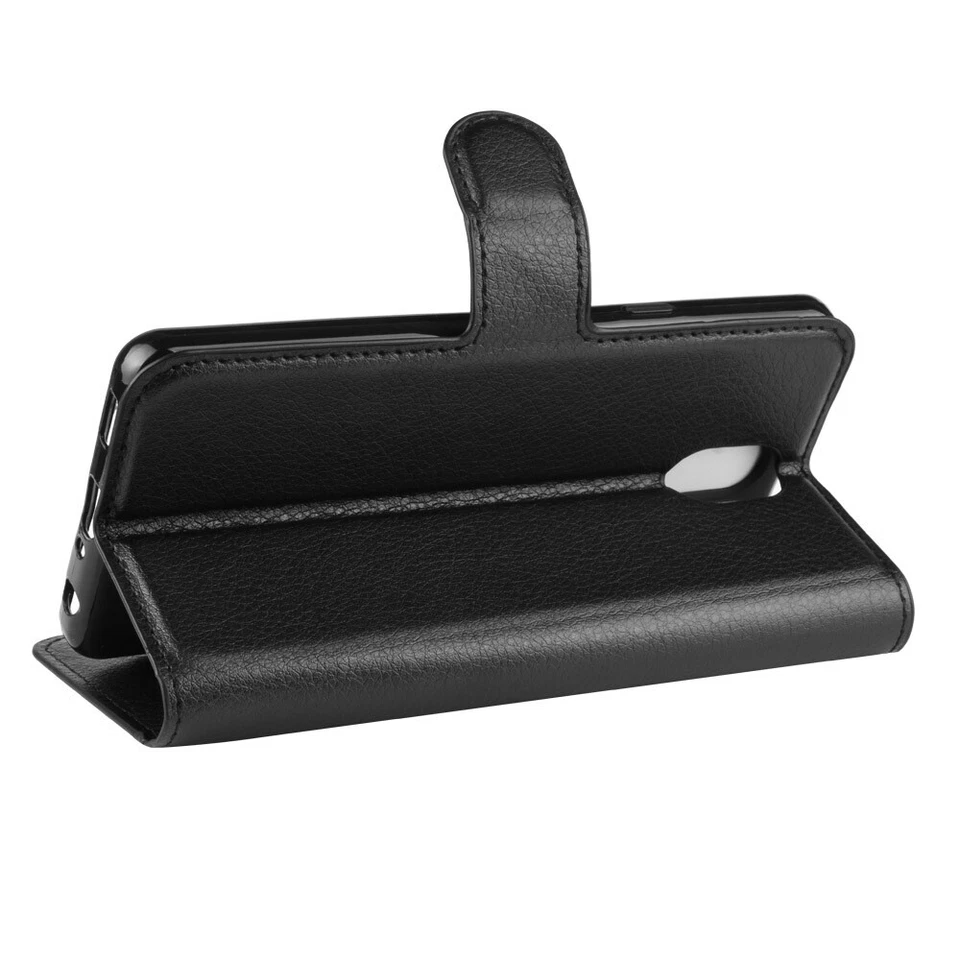 Cartera con ranuras abatibles para LG K30 2019 estuche blando/cubierta/soporte para tarjetas bolsa con soporte  Foto 3 de 4