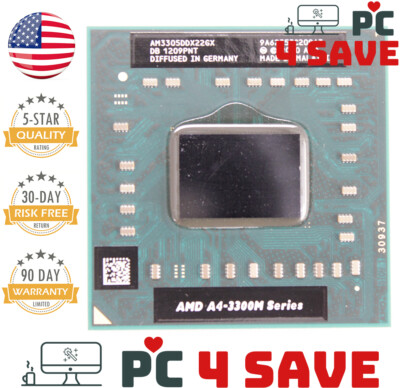 AMD Mobile A4-3305M 1.90GHz Socket FS1 722 Pin Laptop Processor AM3305DDX22GX