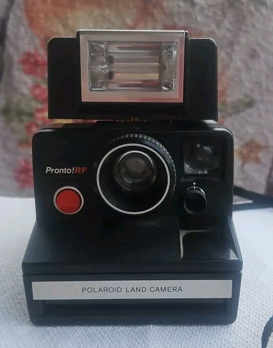 Polaroid Pronto with Flash Unit ITT MagicFlash Polaroid Land Camera Vintage