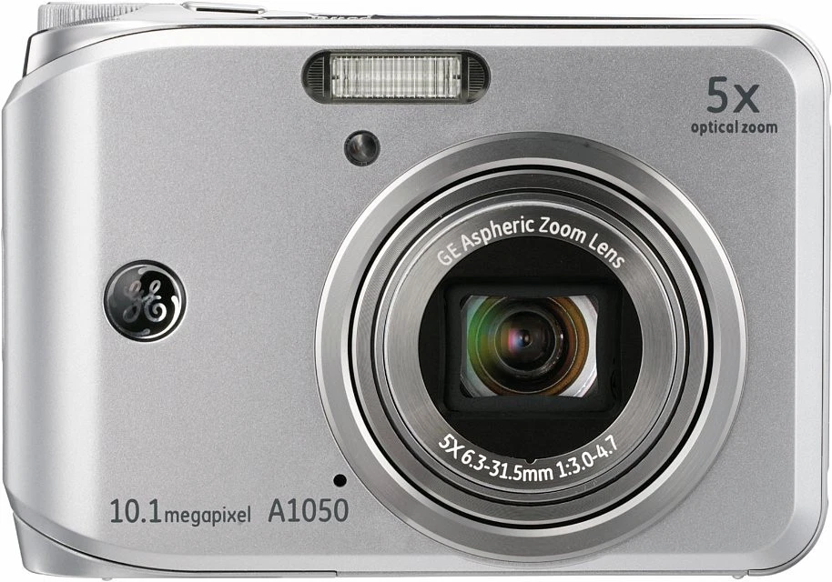 General Imaging GE A1050 fotocamera digitale (10,1 megapixel, 5x opzionale Zoom, argento
