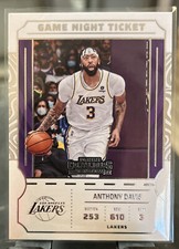 2022-23 panini contenders basketball Anthony Davis Game Night Ticket 22
