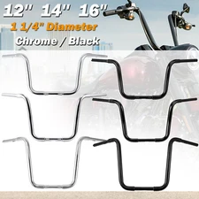 10/12"/14"/16" 1.25"Ape Hanger Handlebar Fit For Harley Sportster Dyna FLST FXST