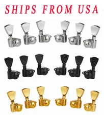 3x3 Guitar Locking Tuners Locking Tuning Keys w/ Keystone Buttons for Les Paul