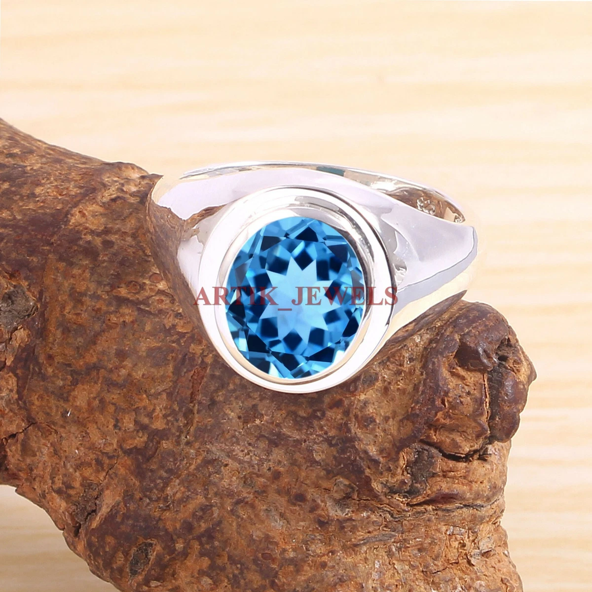 Mens store topaz jewelry