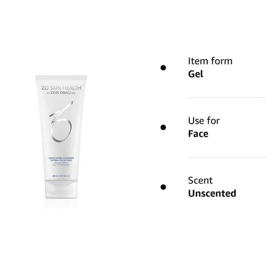 New ZO Skin Health Exfoliating Cleanser, suitable for ordinary to oily skin eBay