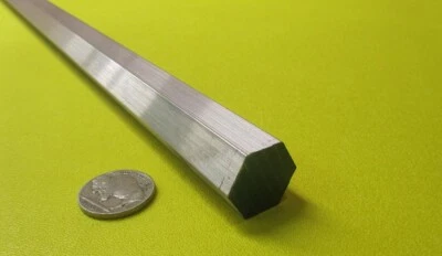 2024 Aluminum Hex Rod 3/4" Hex x 1 Ft Length - Image 1 of 4