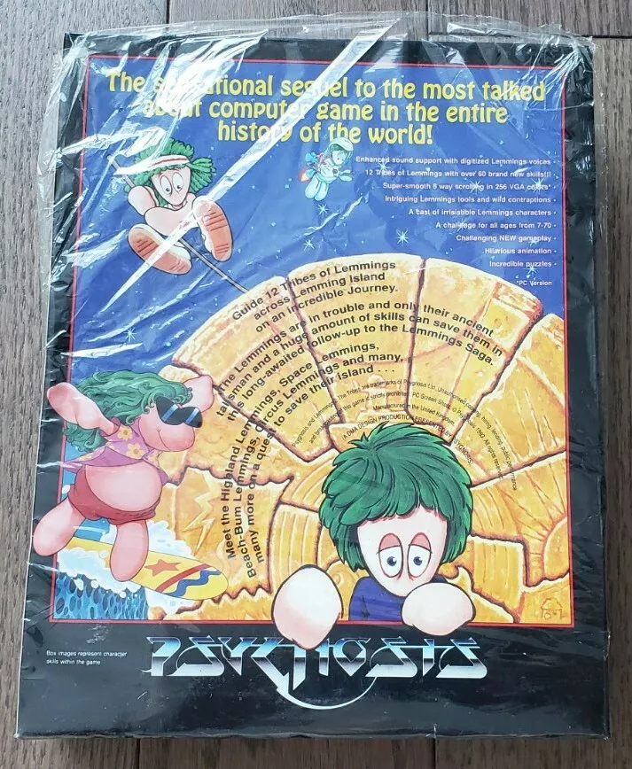 Lemmings 2: The Tribes - Retro Game Cases 🕹️