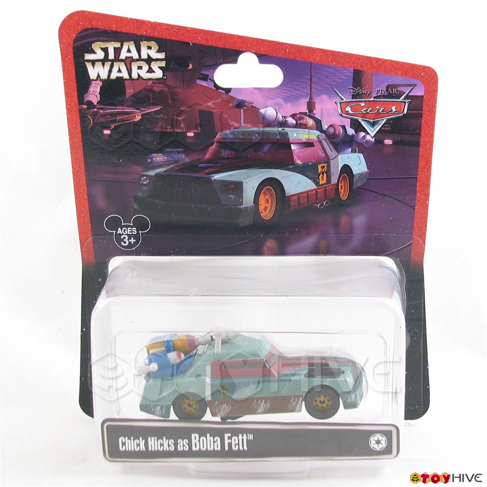 Disney Pixar Cars Chick Hicks as Boba Fett Star Wars theme park