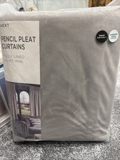 Next Pencil pleat curtains 229cm Drop - 117cm Width