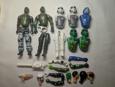 GI Joe Black Major Parts And Pieces Incomplete For Repair Nothing Broken