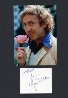 Gene Wilder+ - seltenes original Autogramm - ''REGISSEUR''