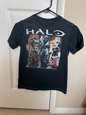 Halo Microsoft Studios 343 Industries Youth Small Blue T-Shirt