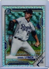 Daniel Lynch Mega Box Mojo Refractor Prospect 2021 Bowman Card #BCP-54 KC Royals