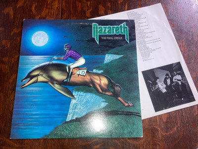 NAZARETH ''The Fool Circle'' US 1981 w/ inner LP A&M (SP-4844) EX