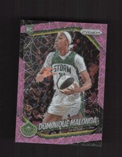 2025 Panini Prizm WNBA #116 Dominique Malonga Pink Velocity Prizms #/79