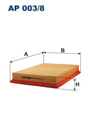 Luftfilter FILTRON AP 003/8 Filtereinsatz für KJ XK JEEP XH WK WH COMMANDER 3