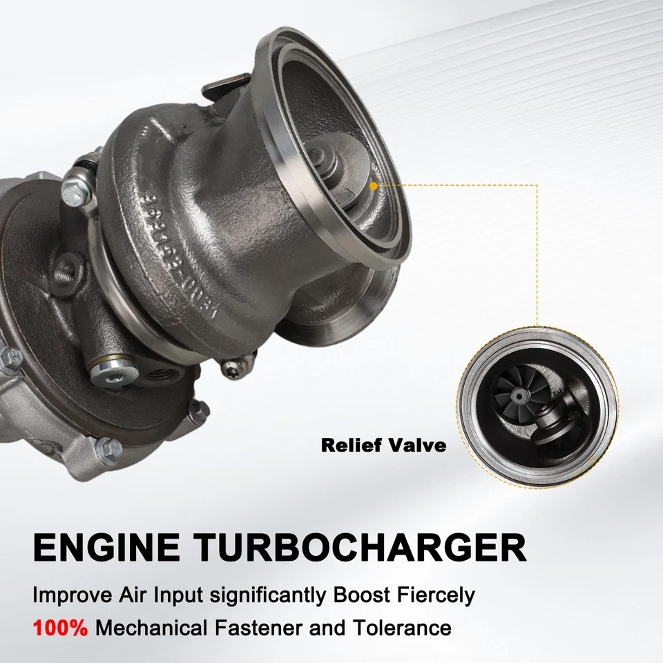 Nuevo par de turbocompresores para 09-13 BMW 550i 650i 750i X5 X6 4,4 L N63 Foto 4 de 4