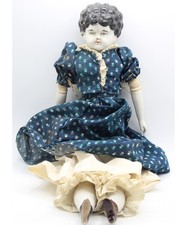 Antique German China Head Doll Vintage Collectible