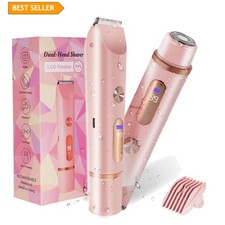 Rechargeable Waterproof Women's Electric Shaver: Perfect for Sensitive Areas