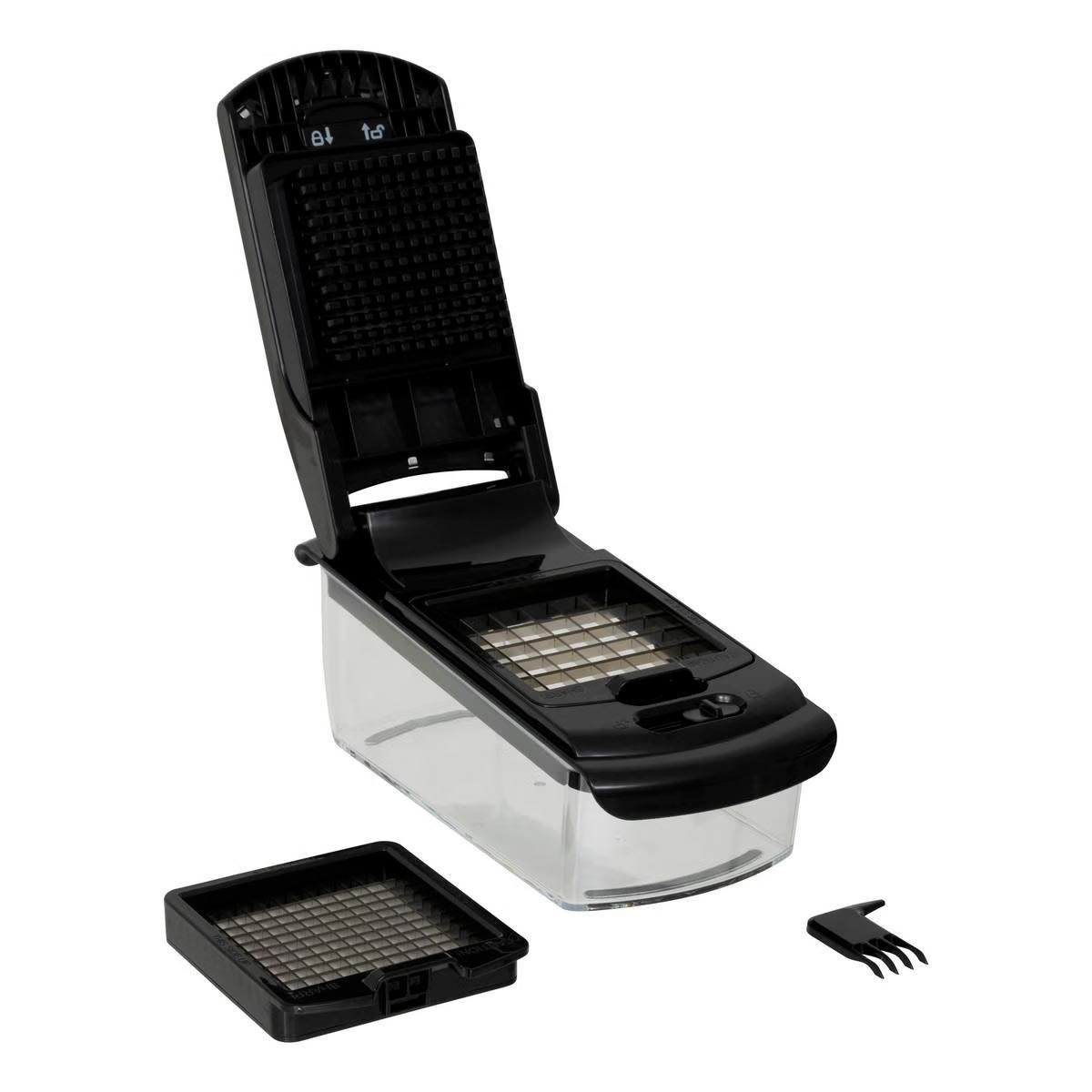 Mandoline multi-découpes Silver Pro 27cm noire avec poussoir
