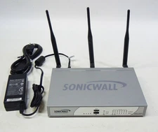 SonicWall NSA 220 Network Firewall Appliance APL24-08F w/AC Adapter & Antennas