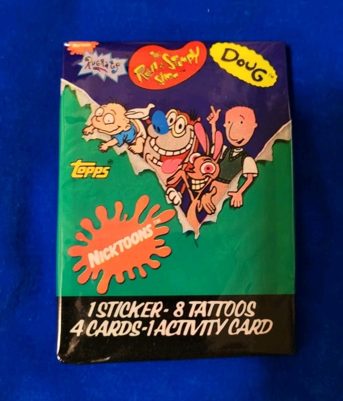 Nickelodeon - Nicktoons - Trading Cards - Topps - Pack - 1993 - New