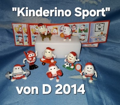 Ü- Ei Serie, Komplettsatz ''Kinderino Sport''   D 2008                 Mit BPZ