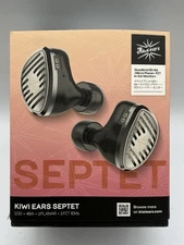 Linsoul Kiwi Ears Septet in Ear Monitor, 1DD + 4BA + 1 Planar + 1 PZT Quadbrid