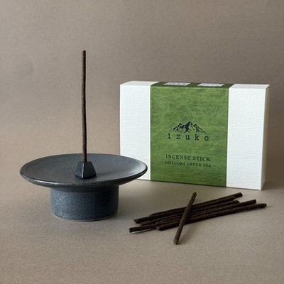 Japanese Green Tea Incense Sticks Set of 2 Shizuoka Aroma Made in Japan Gift