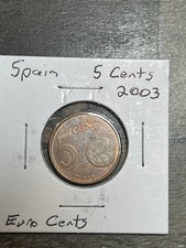 Spain 2003 5 Euro Cent Coin