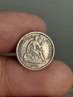 1861 Seated Liberty Half Dime XF-AU