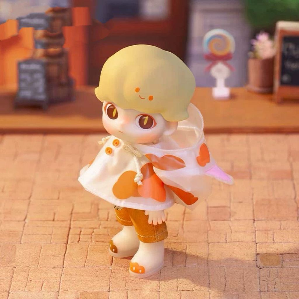 Authentic Dimoo Raincoat Cat BJD Action Figures Gift Doll Cute | eBay
