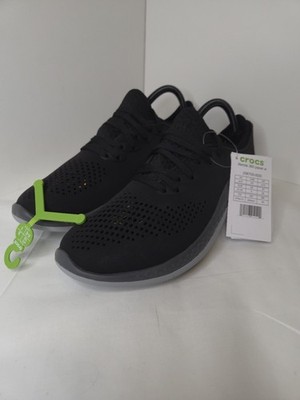 Crocs LiteRide Shoes Women's 10 Black Athletic Lace Up 360 Pacer Sneakers