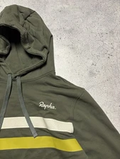 Rapha Men’s Hoodie Size L | Olive Green | Premium Cycling Lifestyle | Casual