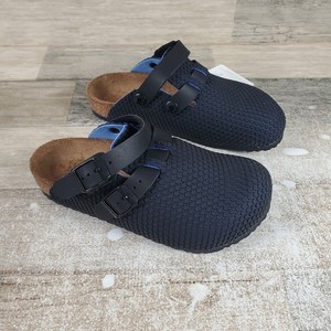 Birkis Original Kay Racing Motorbikes Slip-On Clogs  Mens Size 9 Blue/Black Birkenstock Unisex Super Birki Blue Nursing Clogs, Nursing Shoes main image 4