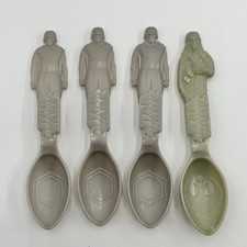 4 Cereal Prize Star Wars Spoons Plastic Lucas...