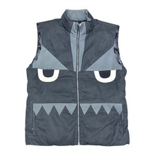 FENDI Monster Eye Puffer Vest Gilet Black Gre...