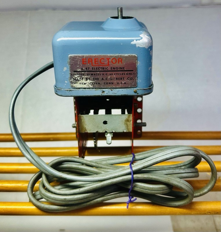 ERECTOR A-47  GILBERT ELECTRIC ENGINE NICE RUNS