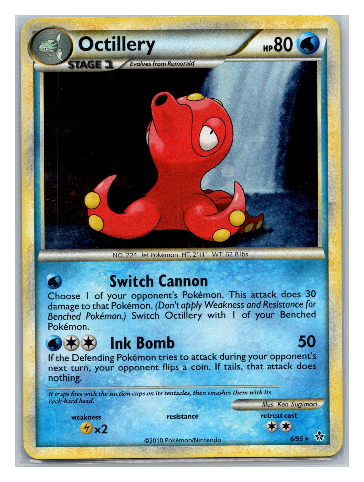 Unleashed #6/95 Octillery - Holo