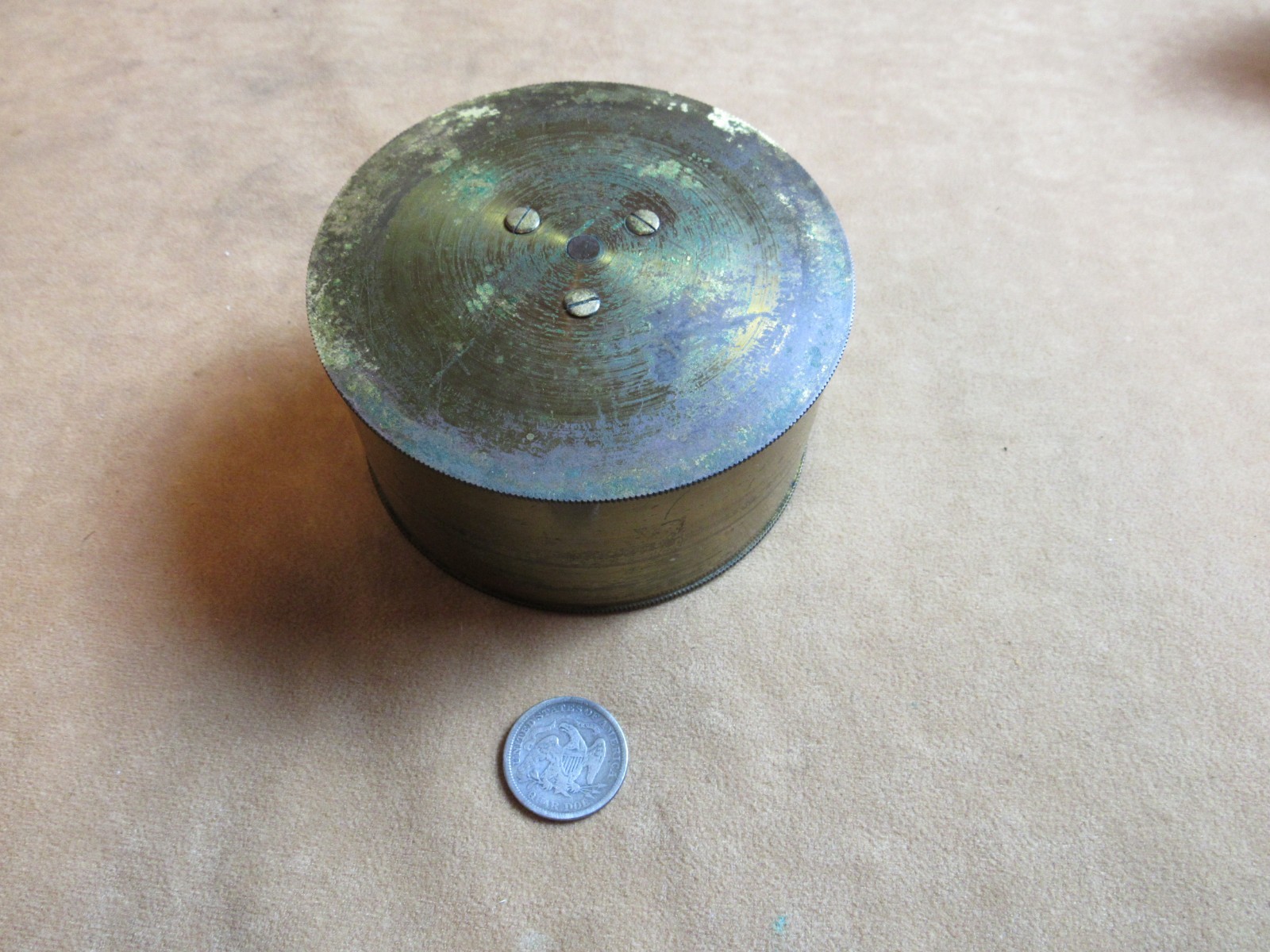 Rare Antique Civil War to Custer era Wagon Wheel Odometer James Green NY Rare!