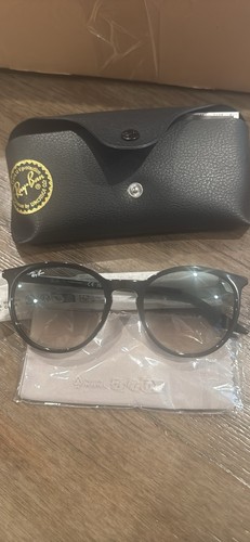 Ray-Ban ORB2204 Square Sunglasses Black Frame Gray Gradient Lens UV400