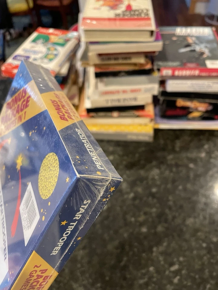 SEALED Commodore 64 - Star Trooper & Penetrator - 2 Games In 1 by Spinnaker  New - Image 4 of 4